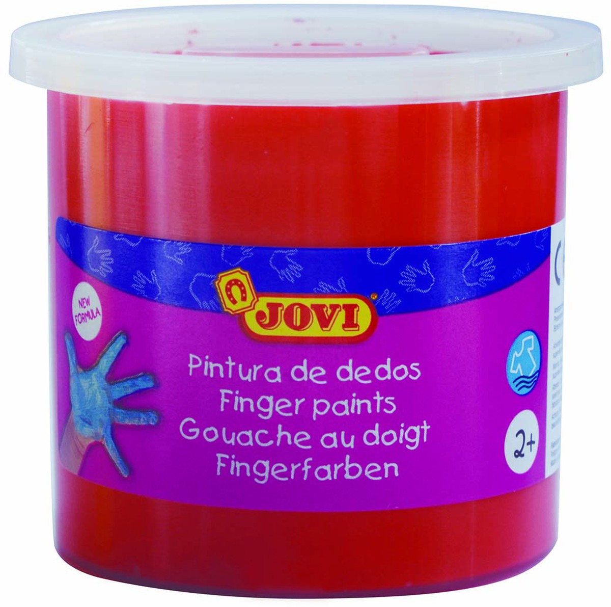 FINGER PAINT Estuche 6 botes 125 ml pintura de dedos colores surtidos