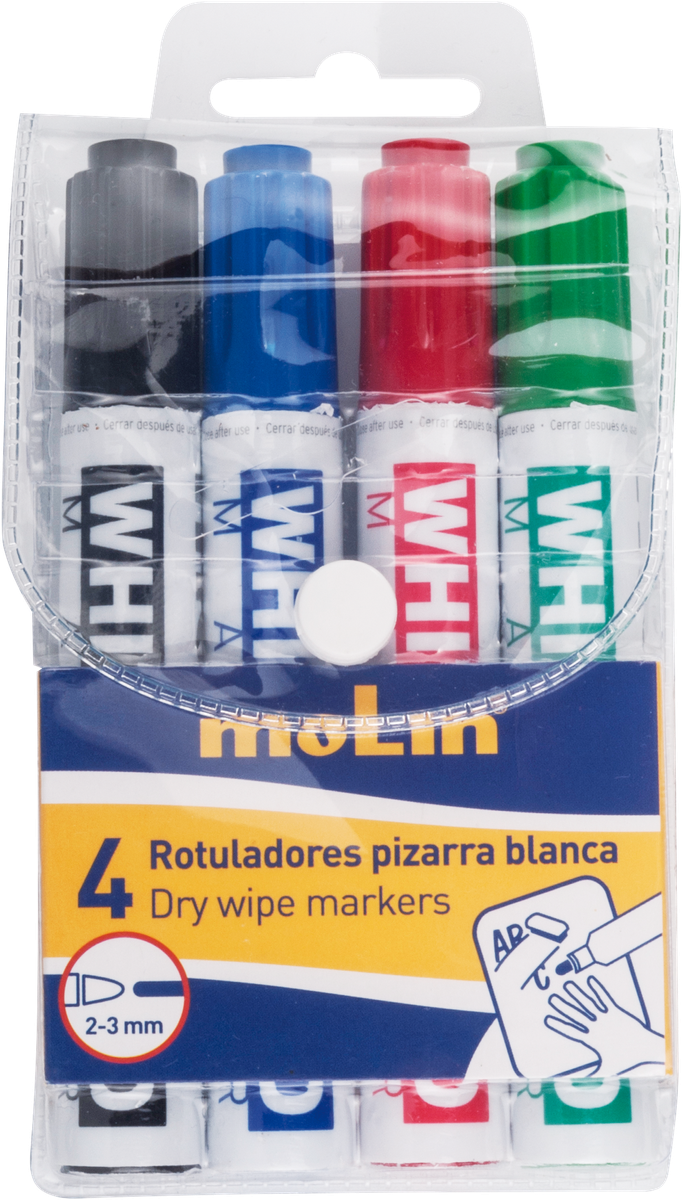 Rotulador pizarra blanca W500 Blister 3 rotuladores + Borrador